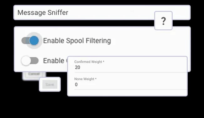 تشخیص پیشرفته با Message Sniffer