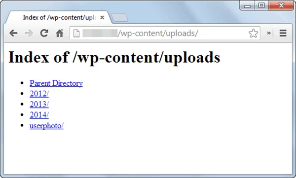 غیرفعال کردن directory browsing در وردپرس