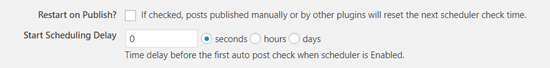 autopost scheduler post delay